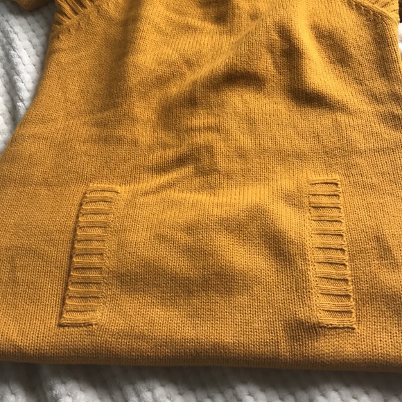 NEW YORK & COMPANY Mustard color Size Medium long shirt/ mini dress Brand New. - Picture 7 of 8